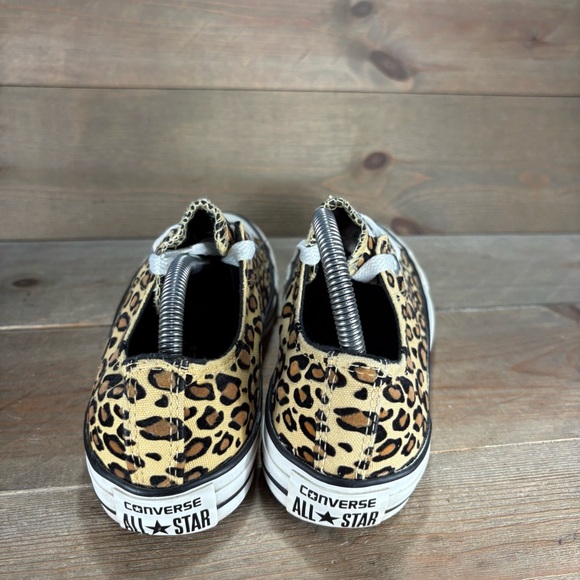 Converse all star chuck Taylor womens size 8 shoes leopard print comfort sneaker - Picture 5 of 9